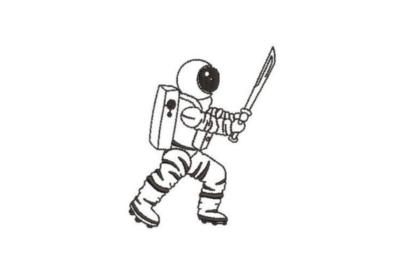 Astronaut Holding Samurai Sword Review
