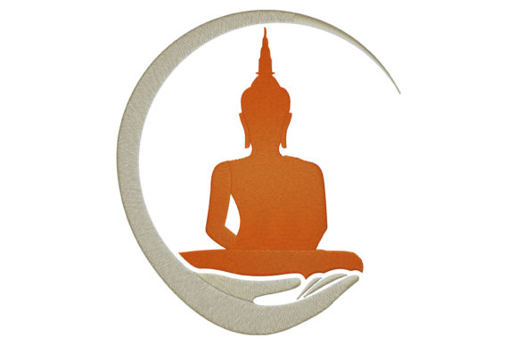 Buddha Symbol: A Serene Addition to Holiday Embroidery