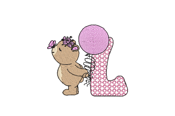 L Girl Teddy: A Soft Touch for Handmade Gifts