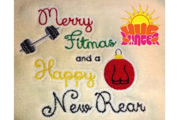 Merry Fitmas: A Designer’s Review of This Festive Gym Embroidery
