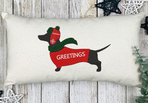 Reviewing Christmas Dachshund Greetings for Etsy
