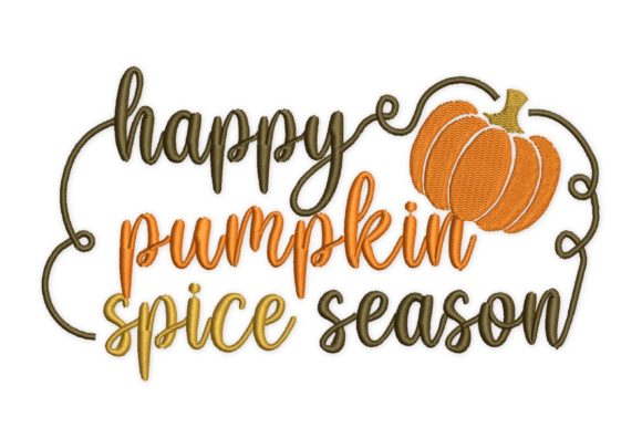 Reviewing Happy Pumpkin Spice Season Embroidery