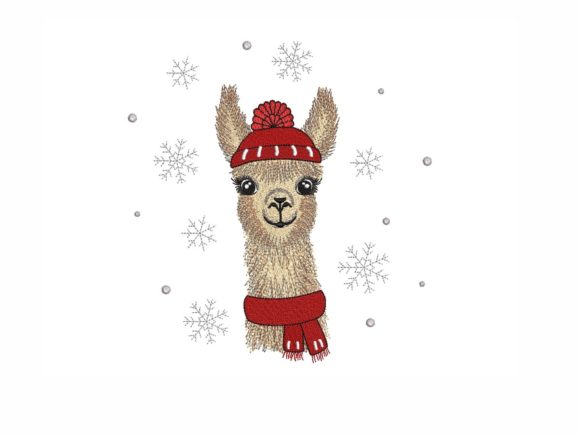 Reviewing the Adorable Christmas Lama Embroidery Design