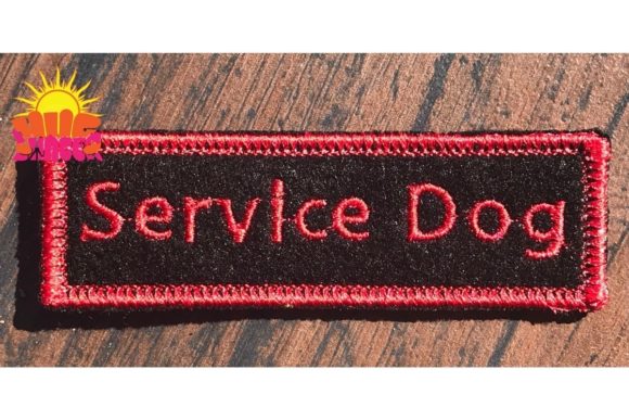 Reviewing the Service Dog Patch for Etsy Shops